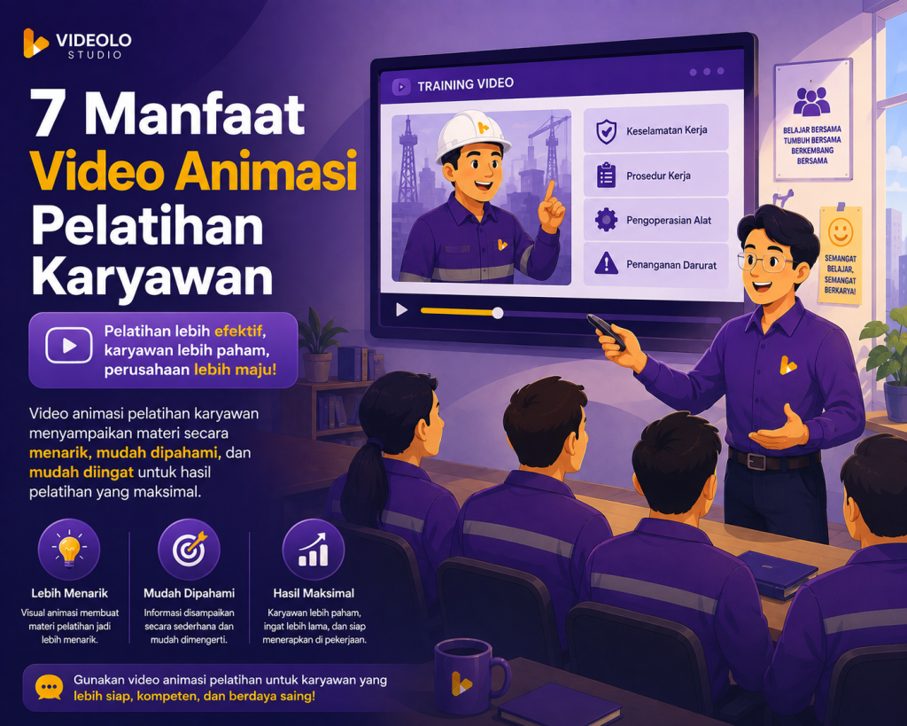 Manfaat Video Animasi Pelatihan Karyawan.
