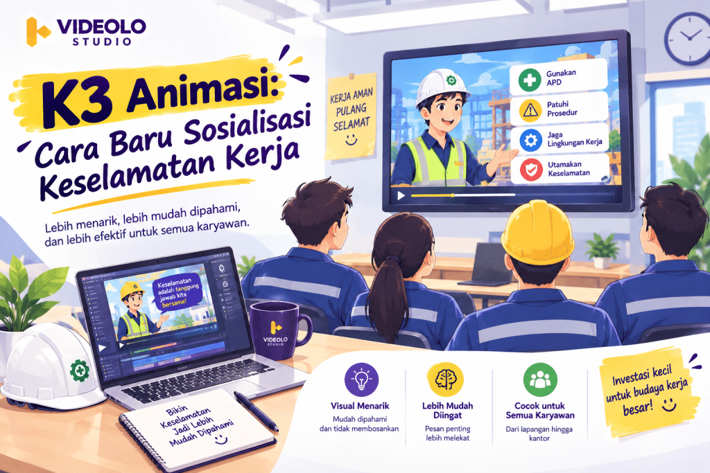 k3 animasi untuk sosialisasi keselamatan kerja karyawan